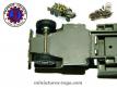7 pneus 16/7 noirs a bande carrée pour camions Dodge miniatures France Jouets