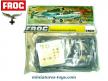 Le kit de l'avion a réaction allemand Heinkel He 162A Salamander de Frog 1/72e
