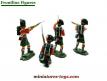 Les soldats écossais de 1815 en plomb de Frontline Figures au 1/32e