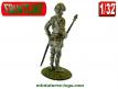 Le chevalier anglais en armure du XIVe en figurine métal Frontline Figures 1/32e