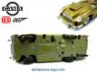 L'Aston Martin DB5 James Bond 007 miniature par Gama au 1/18e incomplète