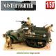 L'Half-track US M3 Solido avec infanterie et acessoires Master Fighter au 1/50e