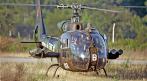 Un hélicoptère français Gazelle Hot en miniature militaire par Verem au 1/50e