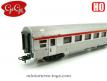 La voiture voyageurs Inox du Trans Europ Express en miniature Gégé au HO H0