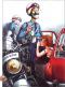 La figurine métal du Gendarme motocycliste en 1958 au 1/32e