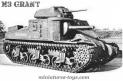Le char américain M3 Général Grant sable en miniature par Solido au 1/50e
