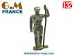 La figurine en métal du Marin français au garde à vous par GM au 1/32e