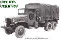 Le camion militaire GMC CCKW 353 6x6 bâché miniature par Parsifal et Eko au HO