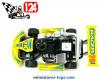 Le Karting Racer 26 jaune en miniature de Golden Wheel au 1/24e