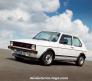 La Golf 1 GTI Volkswagen blanche de 1974 en miniature par Solido au 1/43e