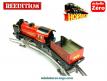 La locomotive vapeur mécanique 020 et tender Hornby Hachette a l'échelle 0 O