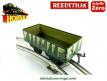 Le wagon tombereau en miniature par Hornby Hachette échelle 0 O