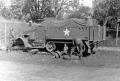 Un Half-track US M3 Dinky Toys France en miniature au 1/50e incomplet