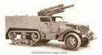 Un Half-track US T19 obusier en miniature militaire Solido au 1/50e
