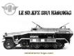 Le SdKfz 251 Hanomag sable Afrika Korps en miniature Solido au 1/50e
