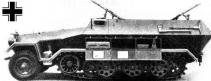 Le kit de l'Hanomag SdKfz 251 1 allemand par Esci au 1/72e
