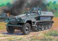 Le SdKfz 251 Hanomag gris en miniature Solido au 1/50e incomplet