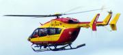 L'hélicoptère pompiers EC-145 Eurocopter en miniature par Ixo Models au 1/90e