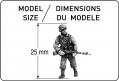 Une boite de figurines Heller infanterie allemande WW II au 1/72ème, neuf