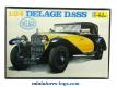 La Delage D.8 SS miniature en maquette par Heller kits au 1/24e