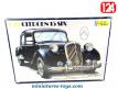 La Citroën 15 Six Traction avant miniature en maquette par Heller au 1/24e