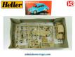 Le kit de la Renault 4cv en miniature par Heller au 1/43e