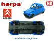 La 2cv6 Citroën miniature par Herpa au HO H0 1/87e