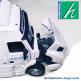 Le Volvo NH12 Globetrotter semi remorque Unicef miniature Hongwell au 1/32e