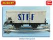 Le wagon réfrigérant Stef en miniature par Hornby n° 38 à l'échelle 0