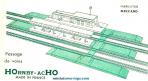 Le passage de voies avec quais miniatures pour train Hornby Acho au H0