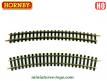 Une boite de 12 rails courbes pour trains miniatures par Hornby France au H0