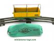 La bâche verte Saint Frères du wagon tombereau miniature Hornby échelle zéro O