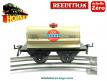 Le wagon citerne Ecco Essence en miniature Hornby Hachette échelle zéro