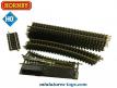 Un lot de 15 rails de la marque de trains électriques Hornby France au H0 HO