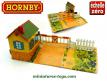Le passage a niveau n°1 en miniature ferroviaire par Hornby a l'échelle O zéro
