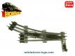 Un rail aiguillage droit échelle 0 de la marque française de trains Hornby
