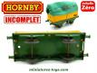 Le wagon tombereau bâché Saint Frères miniature Hornby échelle zéro incomplet
