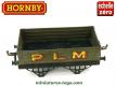 Le wagon tombereau PLM vert en miniature Hornby échelle zéro 0 O incomplet