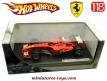 La Formule 1 Ferrari F2005 en miniature par Hot Wheels au 1/18e