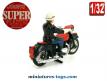 La moto de Pompiers en miniature par Injectaplastic au 1/32e