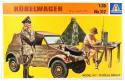 La maquette de la kübelwagen type 82 par Italeri au 1/35e sans figurines