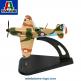 L'avion de chasse français Dewoitine D520 en miniature d'Italeri et Fabbri au 1/100e