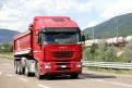 Le tracteur Fiat Iveco Stralis 540 rouge miniature par Eligor au 1/24e