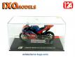 La moto Yamaha YZR M1 de Melandri Spiderman miniature Ixo Models au 1/24e