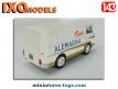 Le fourgon 2 Alfa Romeo Gelati Alemagna en miniature Ixo Models au 1/43e incomplet