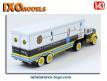 Le Berliet TLR 10 M et sa semi-remorque Interflora en miniature par Ixo au 1/43e
