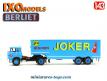 Le Berliet TR 12 et sa semi-remorque Joker en miniature par Ixo au 1/43e