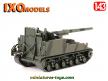Le canon automoteur 155 mm GMC T83 M40 miniature par Ixo Models au 1/43e