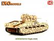 Le char anglais Mark II Matilda Mk III miniature par Ixo Models au 1/43e