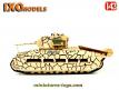 Le char anglais Mark II Matilda Mk III miniature par Ixo Models au 1/43e